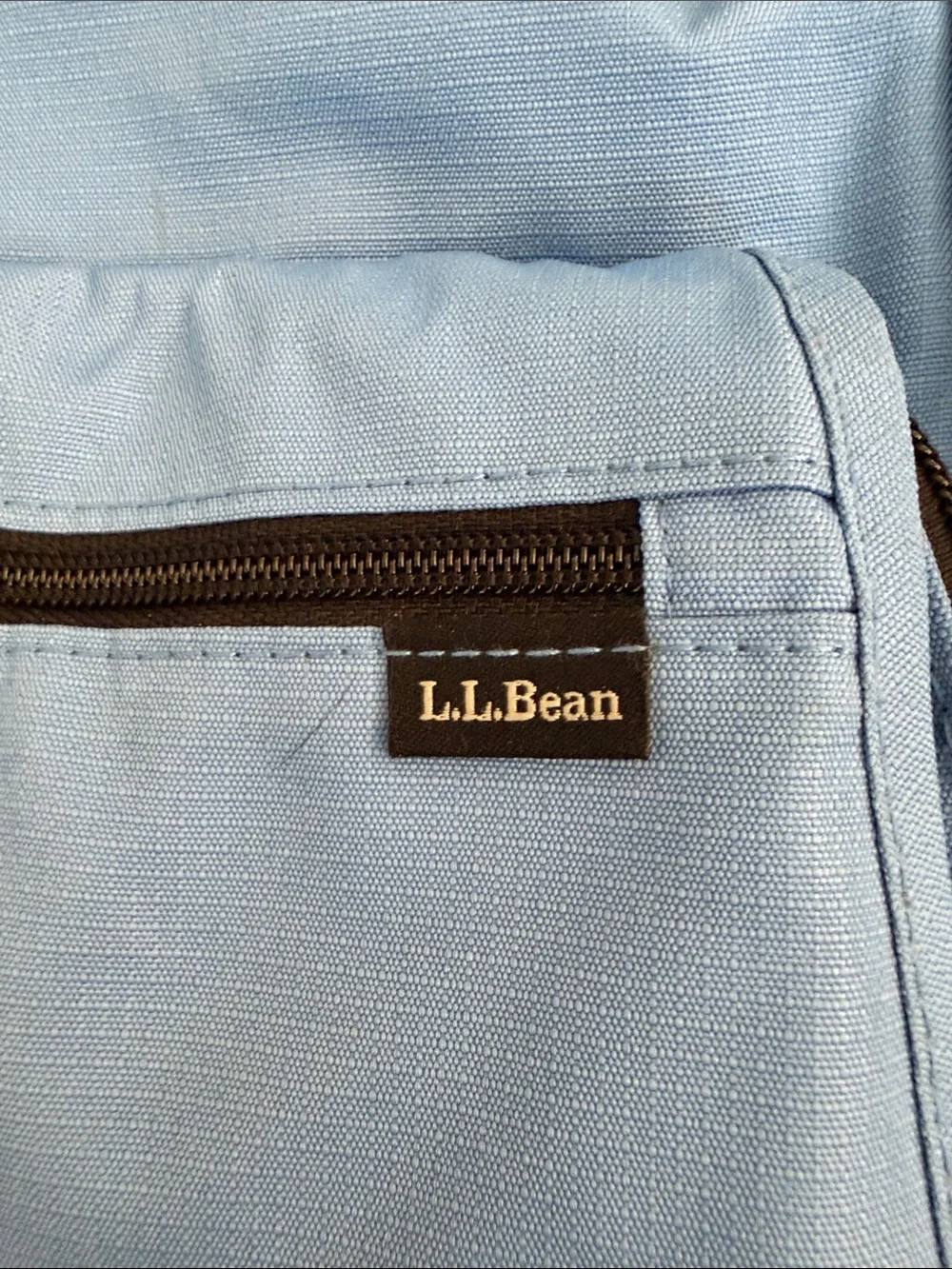 L.L. Bean Light Blue Men's Messenger Shoulder Bag
